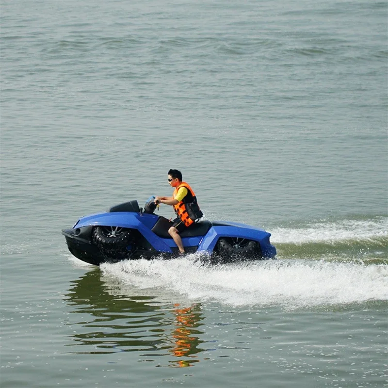 Amphibious Motorboat ATV Water Motorcycle 1500CC Amphibious Off-Road Vehicle