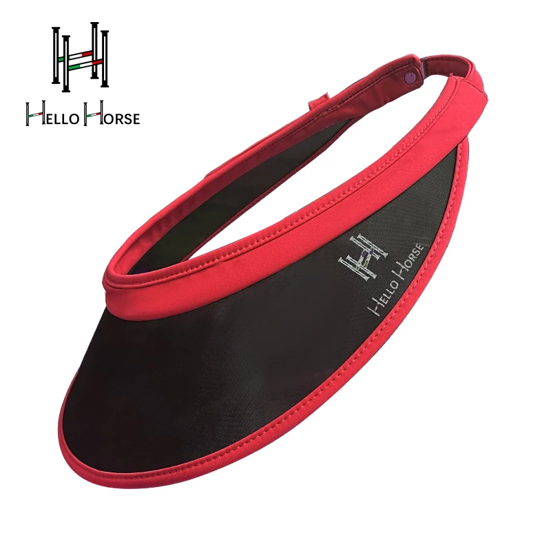 Hello Horse Equestrian Sports Sun Hat, Anti-Uv, Anti-Uv Sun Hat, Summer Face Covering, Light-Blocking Sun Hat, Knight Equipment