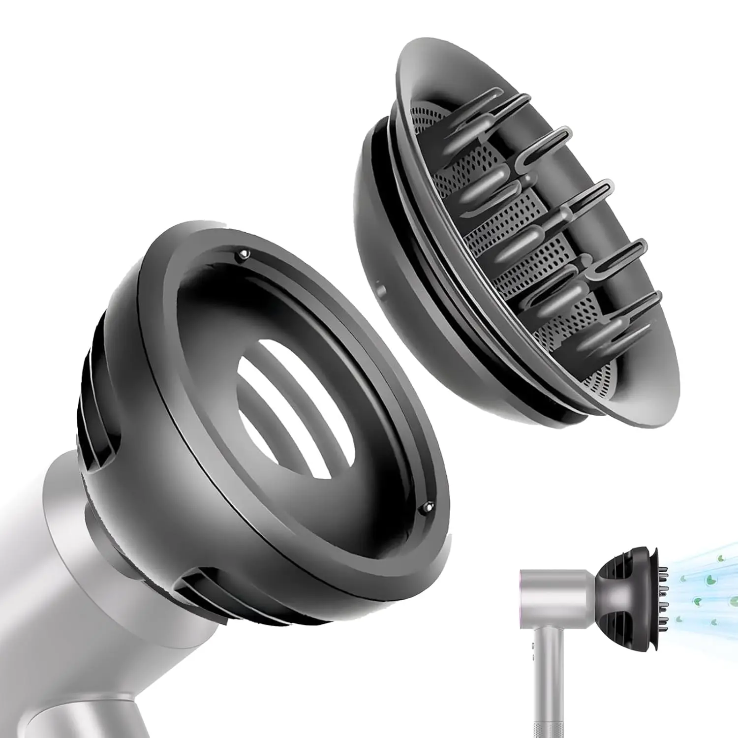 

Новая насадка-диффузор 2 в 1, для Dyson Supersonic HD16 Nural SenCiciMen X13, насадка-диффузор для фена, аксессуары, насадки