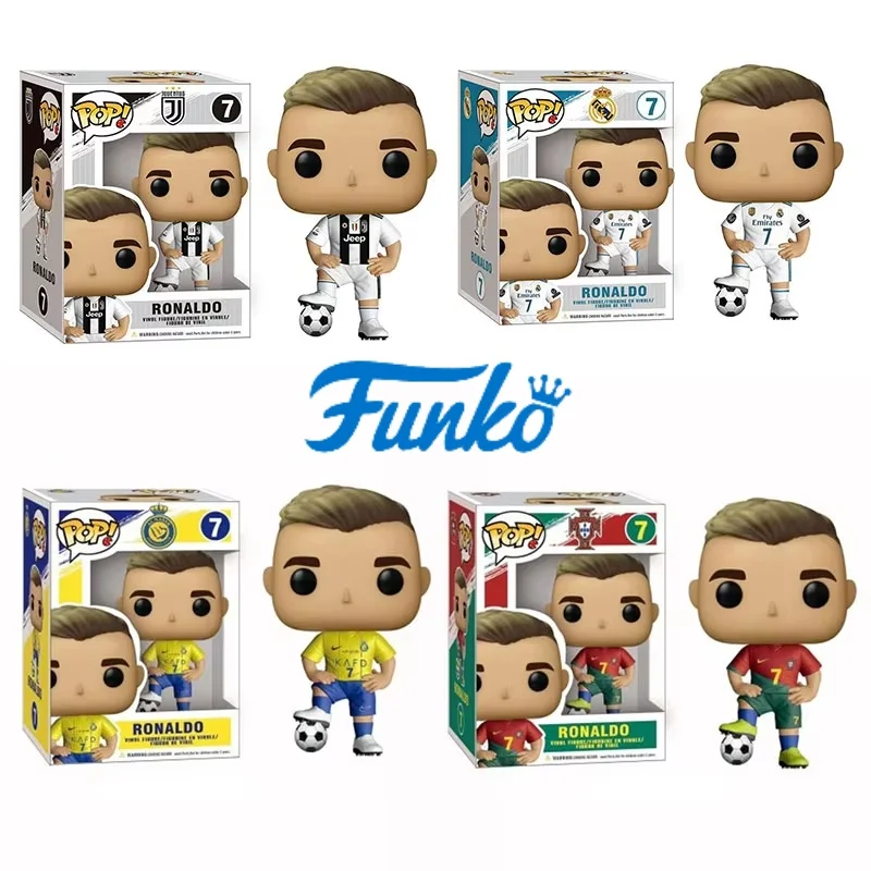 Funko Pop World Cup Football Star Figures Model Cristiano Ronaldo Figures Toys Doll Collection Desktop Collectible Souvenir Gift