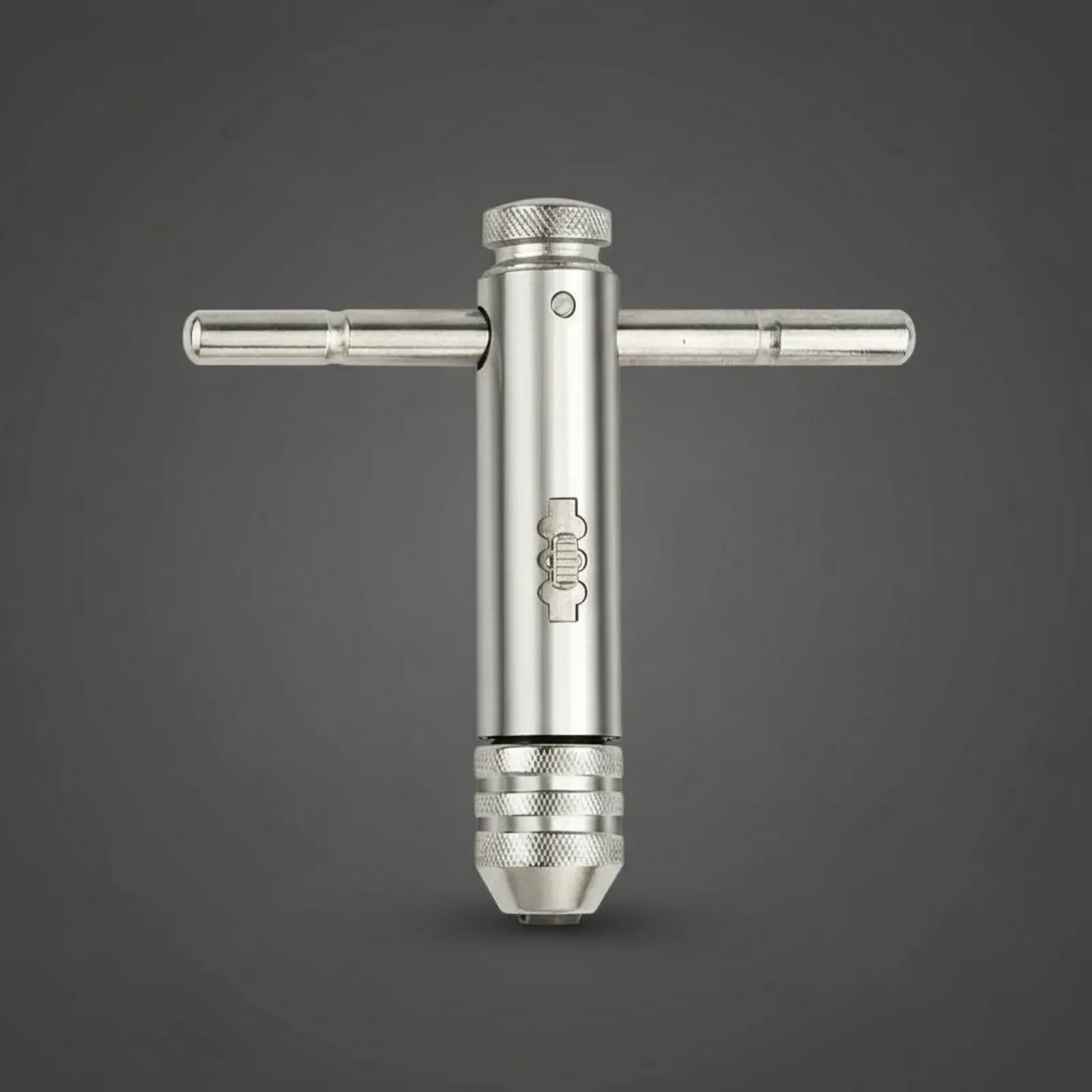 

Adjustable Ratchet Tap Wrench Forward and Backward Control 3mm-8mm Screw Tool Manual Thread Cutting Tool Anti-Slip Grip