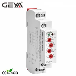 GEYA GRV8-05 Voltage Protection Relay with Phase Sequence Phase Failure Asymmetry Delay Time FunctionAC220V-460V