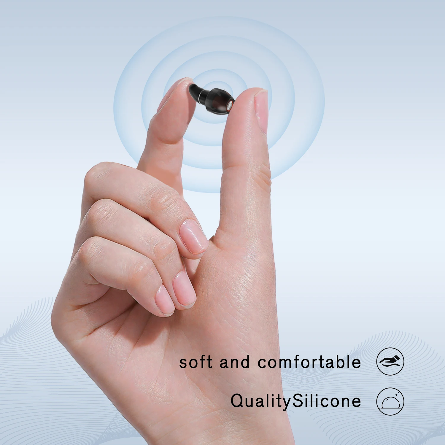 Soundproof Sleep Aid Silicone Earplug Set Noise Reducing Earplugs Concert Waterproof Swimming Ear Protector Safety Protection