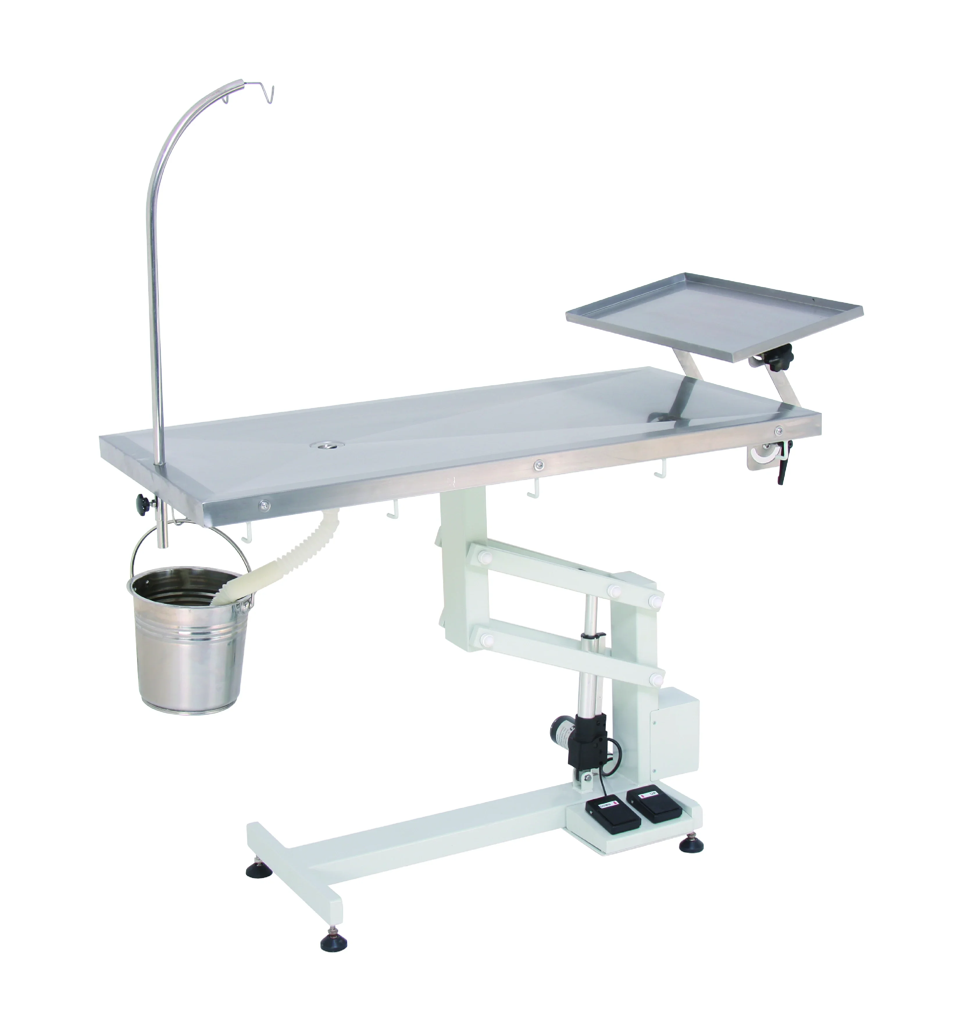 

Classic Z Shape Pet Hospital Electric Operation Table SUS304 S/S tabletop IV pole Veterinary clinic operation table