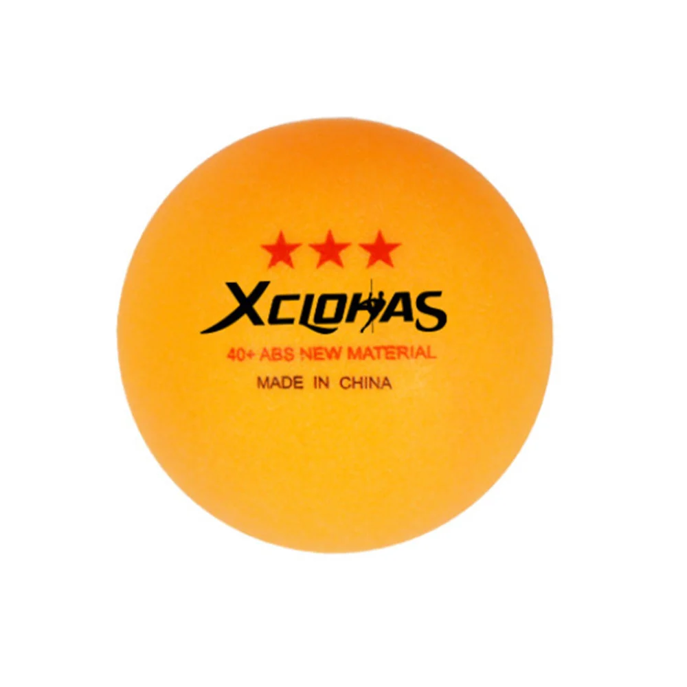 XCLOHAS Professional 3 Star Table Tennis Ball New Material ABS Plastic 10-100PCS Ping Pong Balls 40mm Training Table Tennis Ball