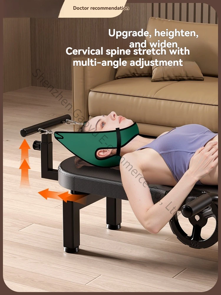 Cervical Spine Lumbar Retractor Column Stretching Artifact L Home Height Increase Fitness Legs Inverted Soothing Bed