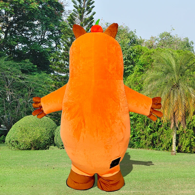 Cute Capybara Mascot Costume Inflatable Cartoon Animal Carnival Halloween Cosplay Fancy Dress Funny Performance Suits