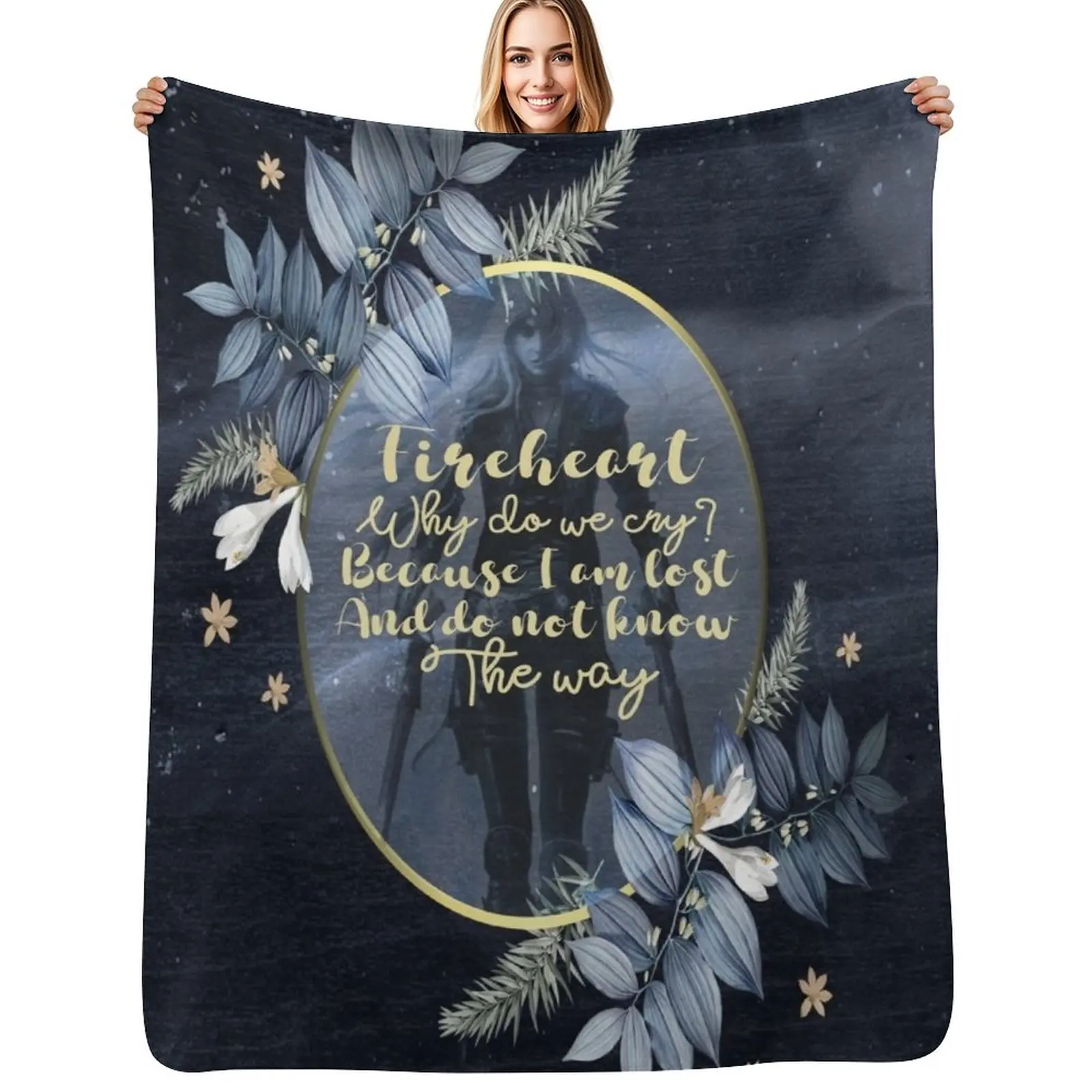 Throne of glass Throw Blanket Decorative Sofa Flannel Warm valentine gift ideas Sofa Throw decorative Blankets