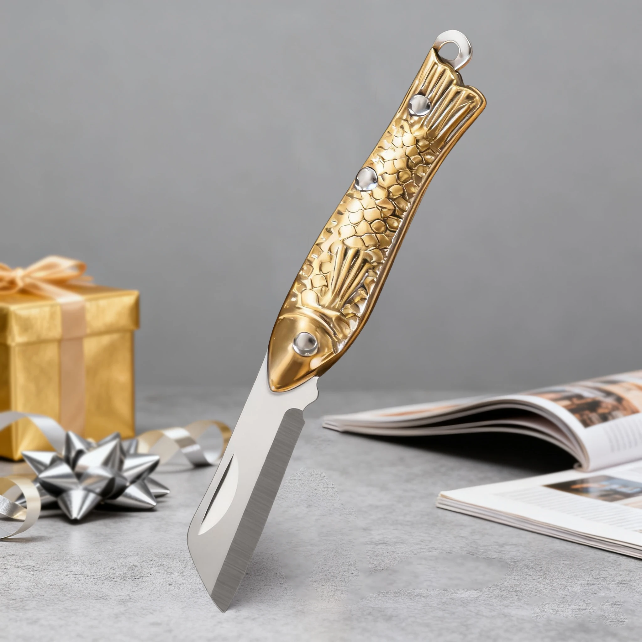 

High quality Mini EDC Knife Camping Equipment Unboxing Knife Keychain Utility Knife Outdoor Camping Tool Hiking Accessories