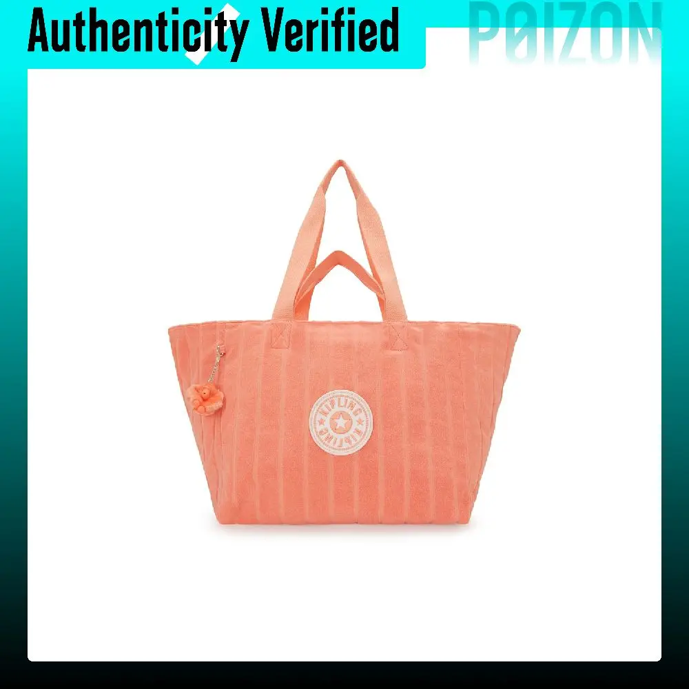 Kipling Cotton With Polyester Tote Handbag Women's Orange Terry KPKI86998EE10OS