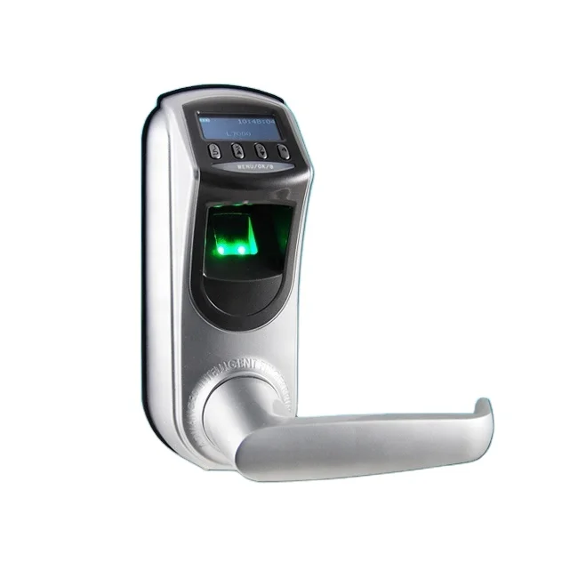 ( L7000U ) Biometric Fingerprint Scanner Door Lock With OLED Display/USB host