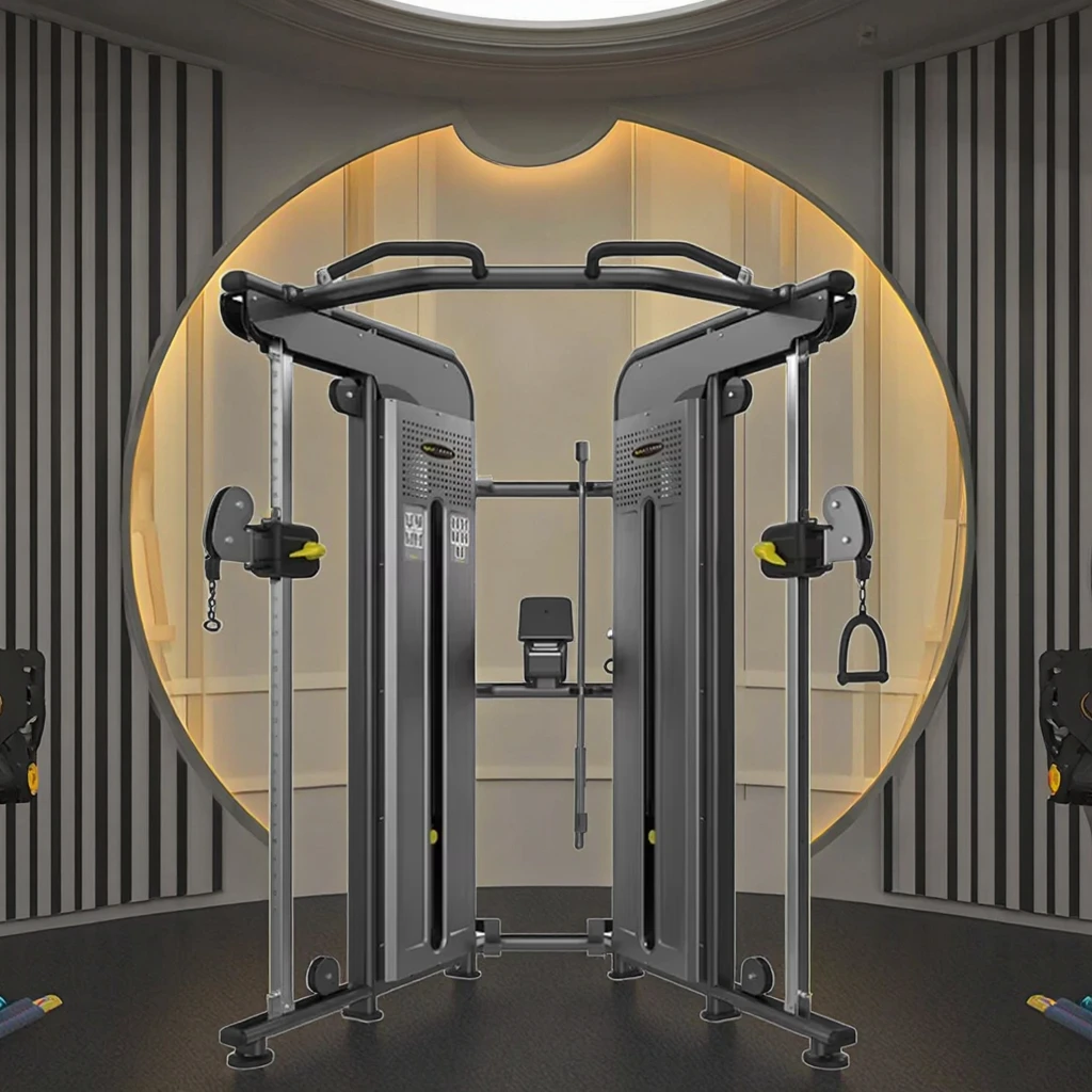 

2025 Custom Fitness Dual Adjustable Pulley Machines Pin Load Selection For Hotels Clubs Gyms