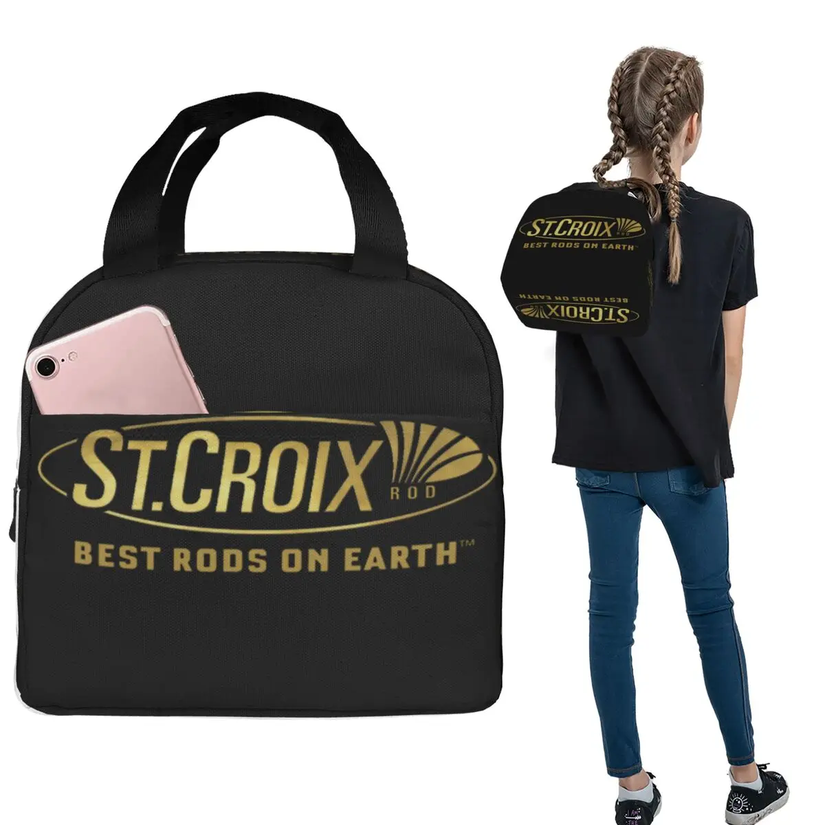 Life Love St Croix Merch Insulated Lunch Bag for Women Kids Leakproof Food Boxes Thermal Lunch Box Tote
