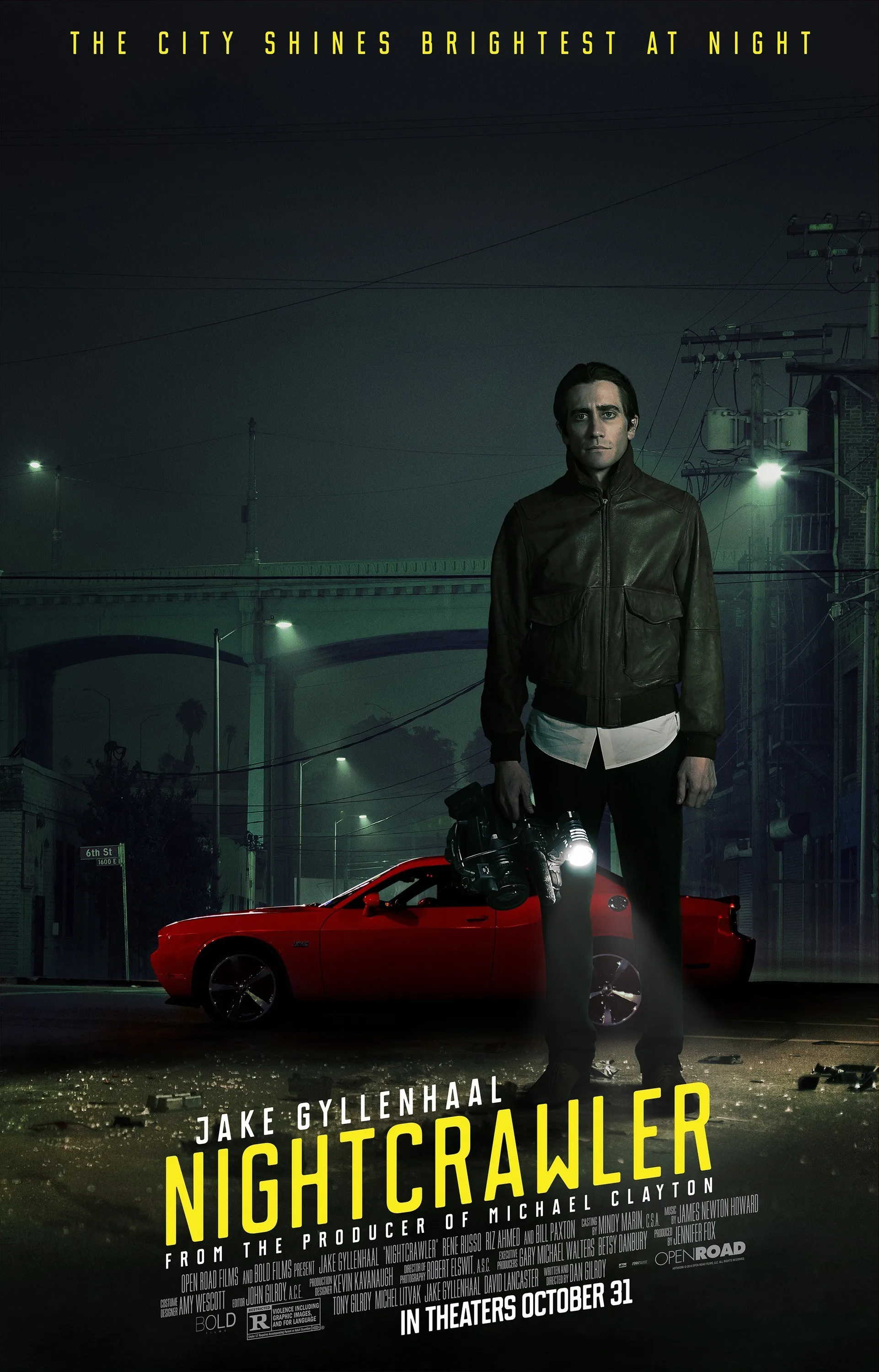 Film Nightcrawler (2014) Poster Wall Art Home Interior Decor