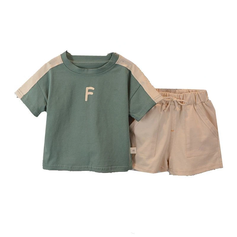 

New Summer Children Outfits Baby Girls Clothes Suit Boys Fashion T-Shirt Shorts 2Pcs/Sets Toddler Casual Costume Kids Tracksuits