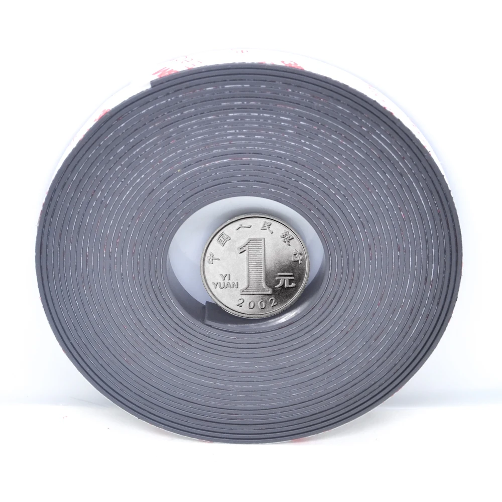 6*1  10*1.5 10*2 12*2 15*1.5 20*1.5 50*1.5 mm self Adhesive Flexible Soft Magnetic Strip Rubber Magnet Tape width 10mm/15mm/30mm