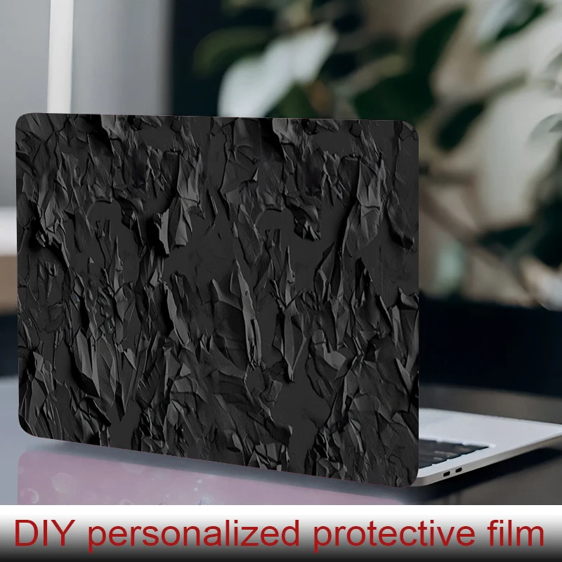 

2 наклейки для ноутбуков, защитная пленка с текстурой в стиле колор-блок, устойчивая к царапинам наклейка для самостоятельного использования.