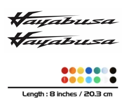 Autocollant de moto pour HAYABUSA, autocollant de vélo, réservoir de carburant, roues, casque, carénage, bagages, accessoires de voiture, signe ZE, 2 pièces, nouveau