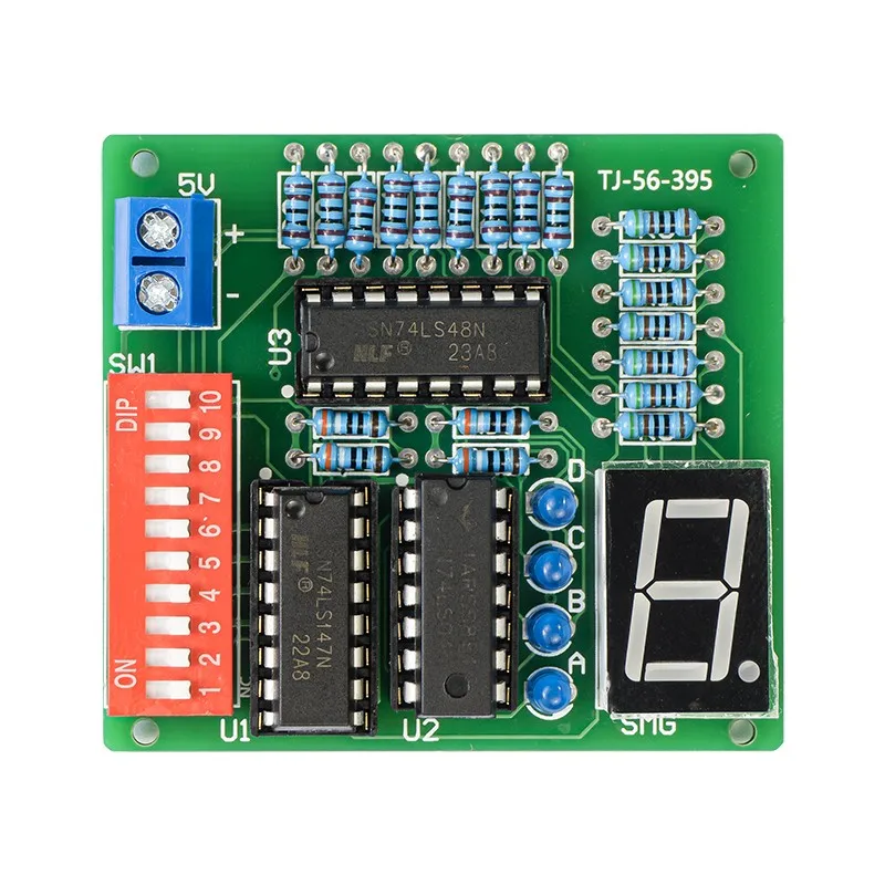 Combined Logic Circuit Coding and Decoding Display Kit DIY Electronic Circuit Board Assembly Parts