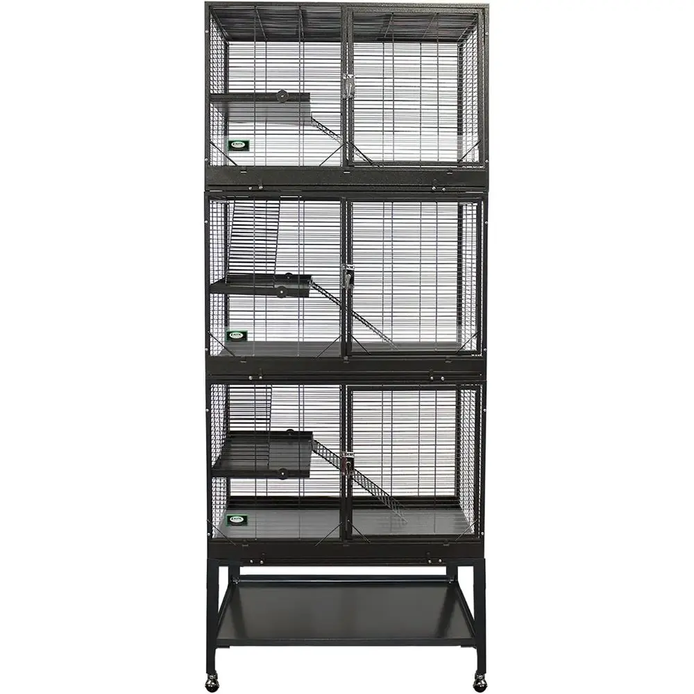 

Mansion Cage (6-Level) - Durable 100% All-Metal Multi-Level Cage or Chinchillas, Rats, errets, Prairie Dogs, Degus, Mice