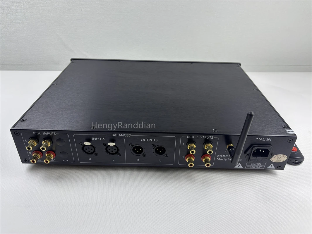HiFi E300 Balanced Version Preamplifier, Adjustable High, Medium, And Low Frequencies, With Bluetooth 5.1 and Remote Control