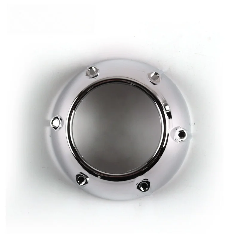 3 Inch Bi LED Projector Lens Shroud GTI Style Xenon Headlight Cover PC Silver Car Headlamp Trim Bezel Retrofit Upgrade Accessory