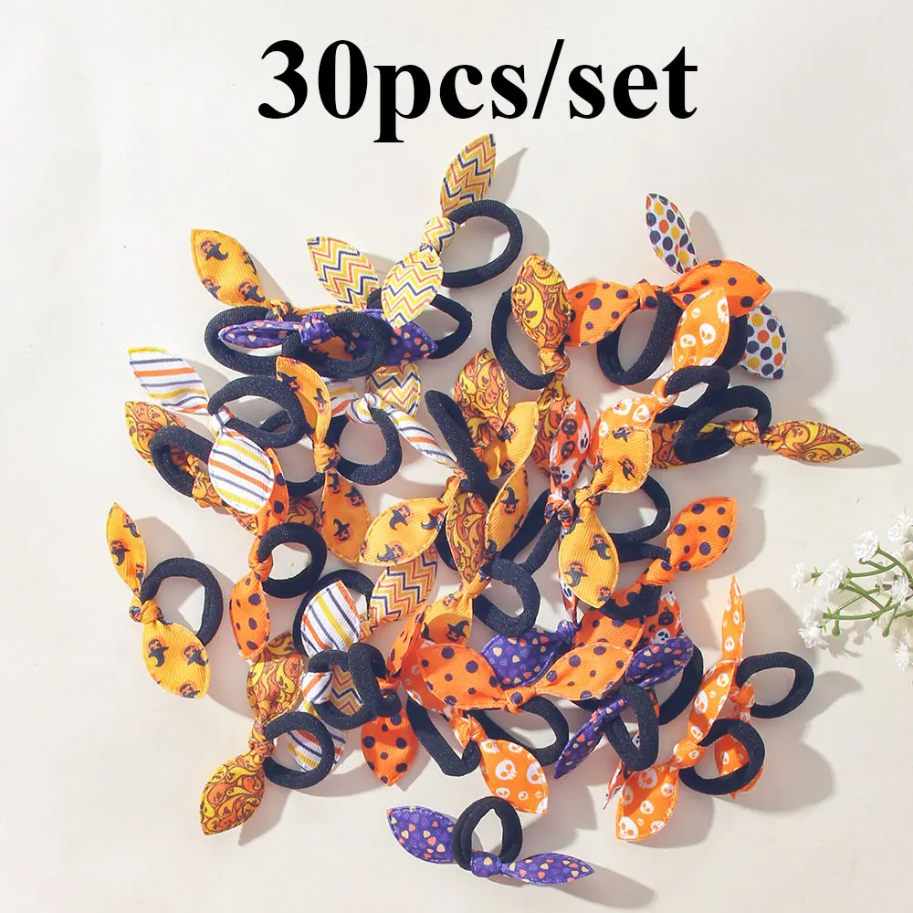 Halloween Hair Accessories for Girls with Bows and Clips