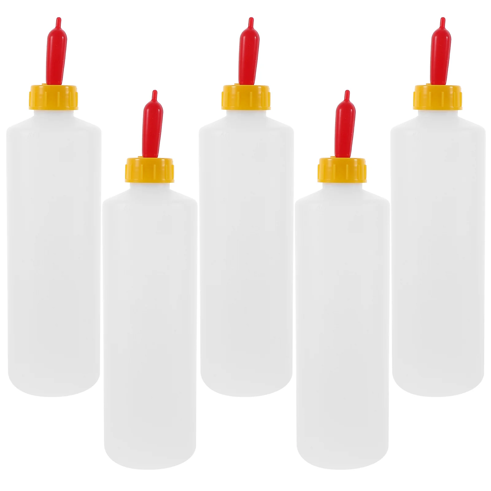 5 Sets Water Bottle 400ml Goat Milk Animals Nursing for Livestock Bottles Feeding Baby Goats Plastic Lamb Kids