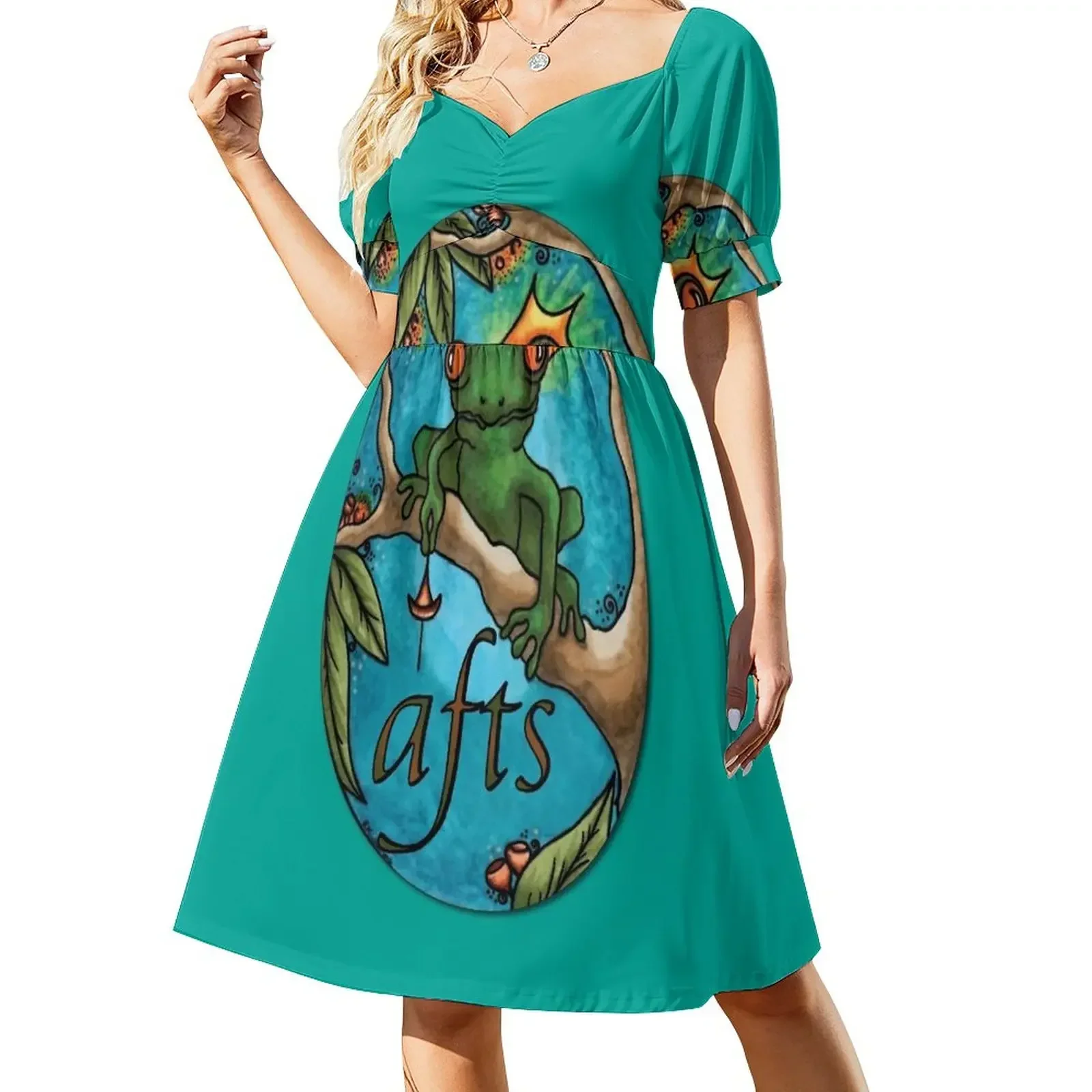 

The Frog Prince by Regan Kubecek Sleeveless Dress ceremony dresses Party dresses for women Dress