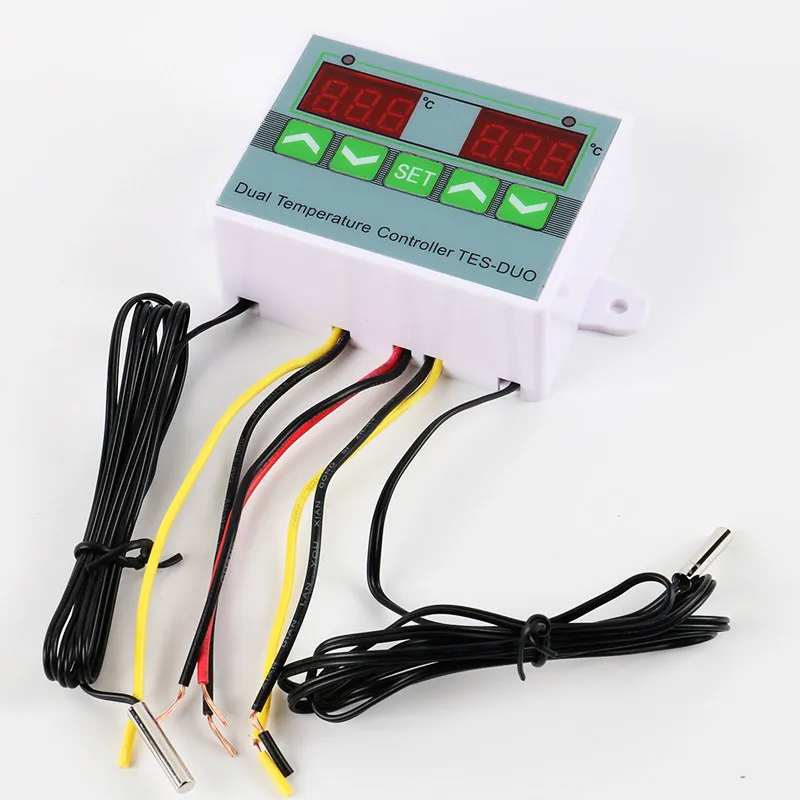 Microcomputer Dual-channel Intelligent ST-3012 Switch Dual-temperature Dual-control Adjustable Temperature Controller