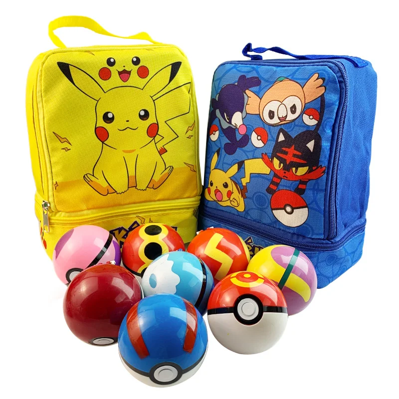 24-144szt Pokemon Zestaw figurek Anime Akcja Mini Mała Zabawka Torba Kolekcja Potwór Elf Piłka Pikachu Lalka Figurka statuetka dziecko Prezent — zdjęcie 6