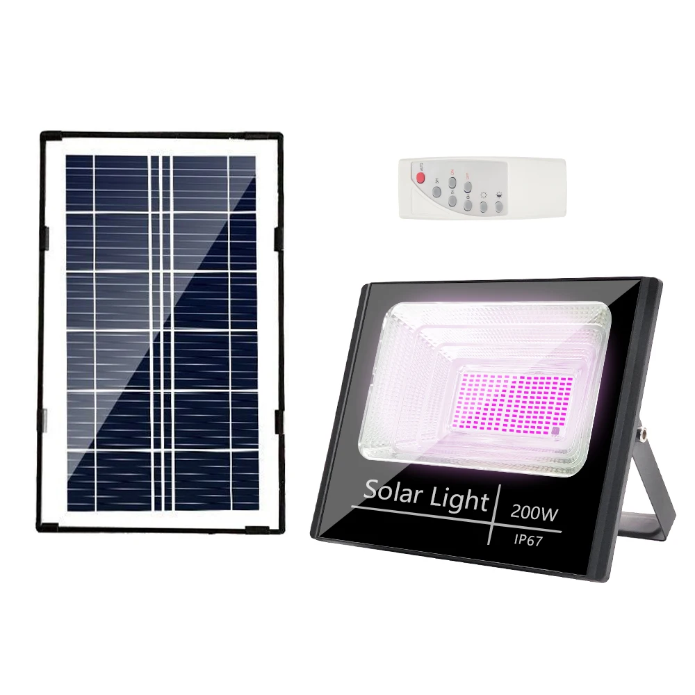 Imagem -04 - Led Solar Grow Light para Plantas Lâmpada Phyto Lâmpada de Espectro Completo Lâmpada Hidropônica Estufa Tenda de Crescimento de Sementes de Flores Ip66 200w