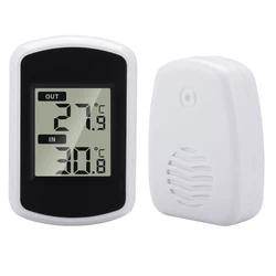 LCD Digital Wireless Indoor Outdoor Thermometer Temperature Measurement For Kitchen Tools Accessory