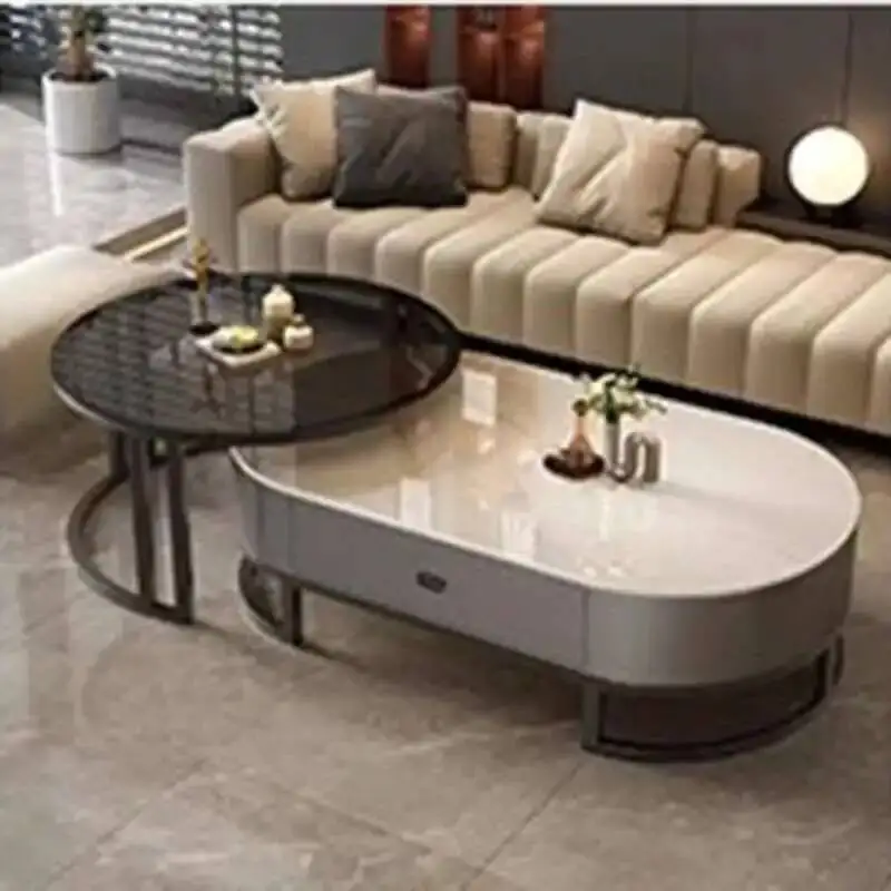 

Simple Designer Industrial Side Table Organizer Clear Transform Cheap Cute Coffee Table Aesthetic Mesas Bajas Home Furniture