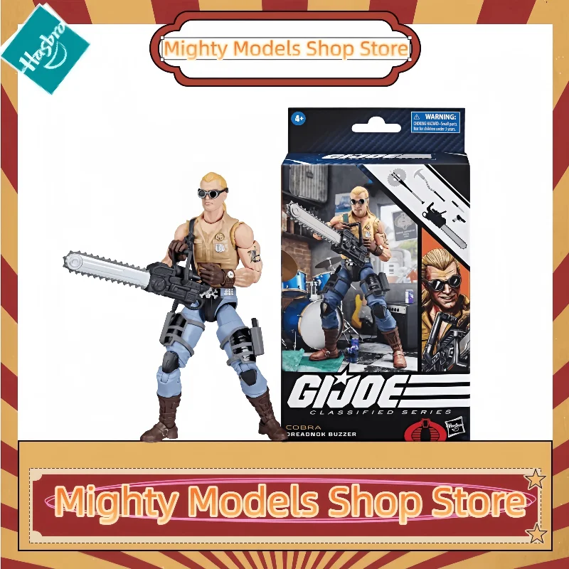 En stock G.i. Figura de Acción Joe GI Joe Classified Series 6" 106 Cobra Dreadnok Buzzer, Modelo de Juguete Coleccionable, Regalo para Aficionados