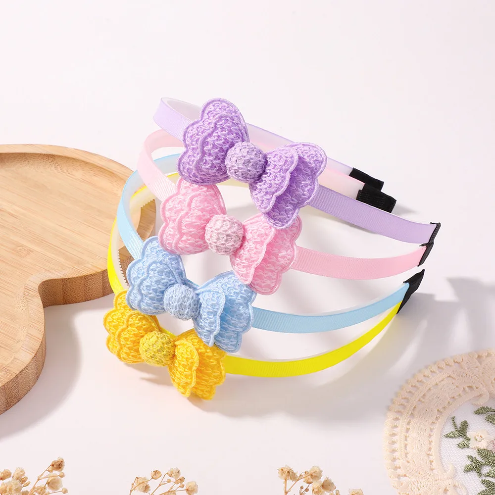 

10pcs/set Random Color Headbands Flower Butterfly Girls Fashion Hair Hoop Headbands Girls Boutique Hair Accessories wholesales