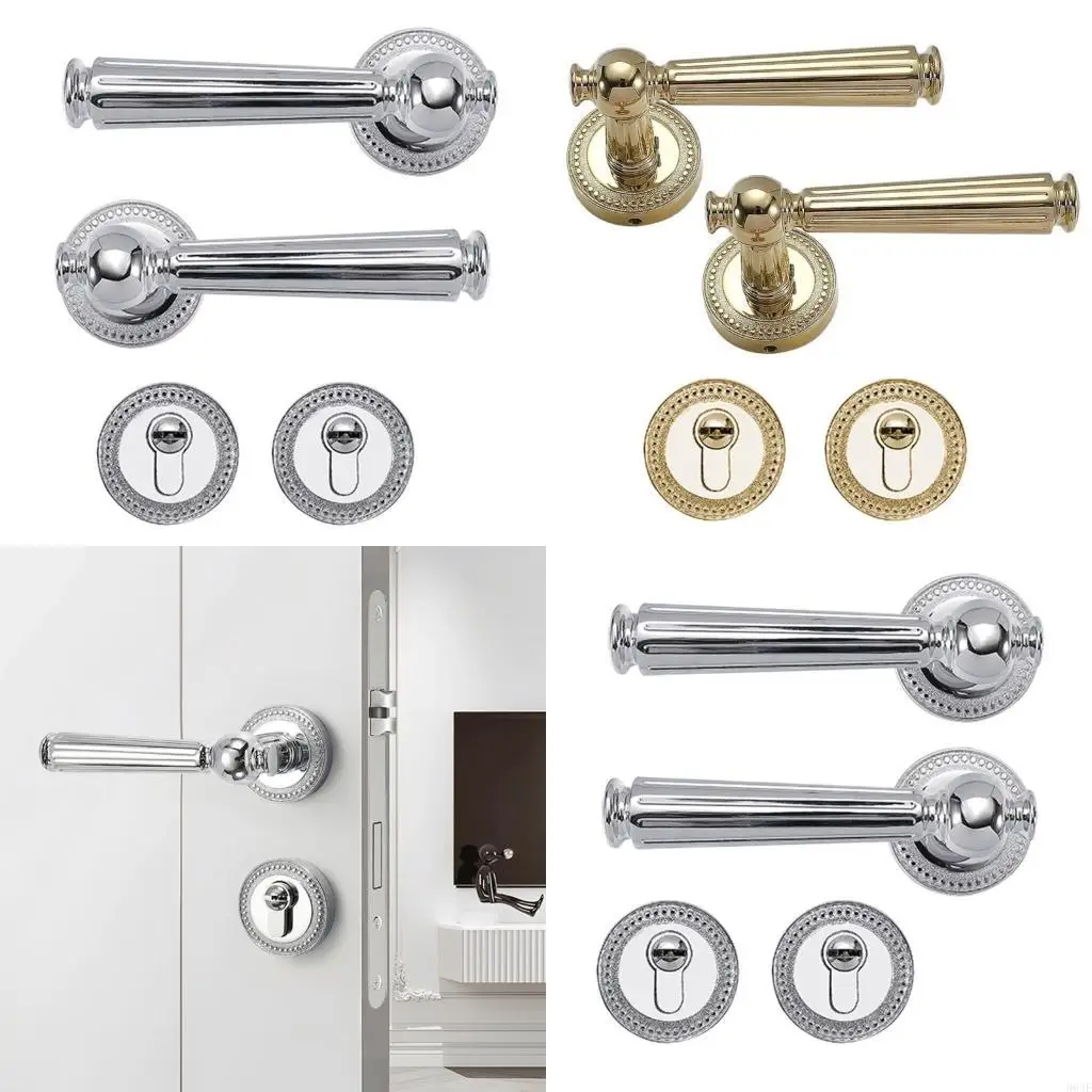 

964e Heanganless Steel Cinish Door Hande и Lock для спальни и ванных комнат