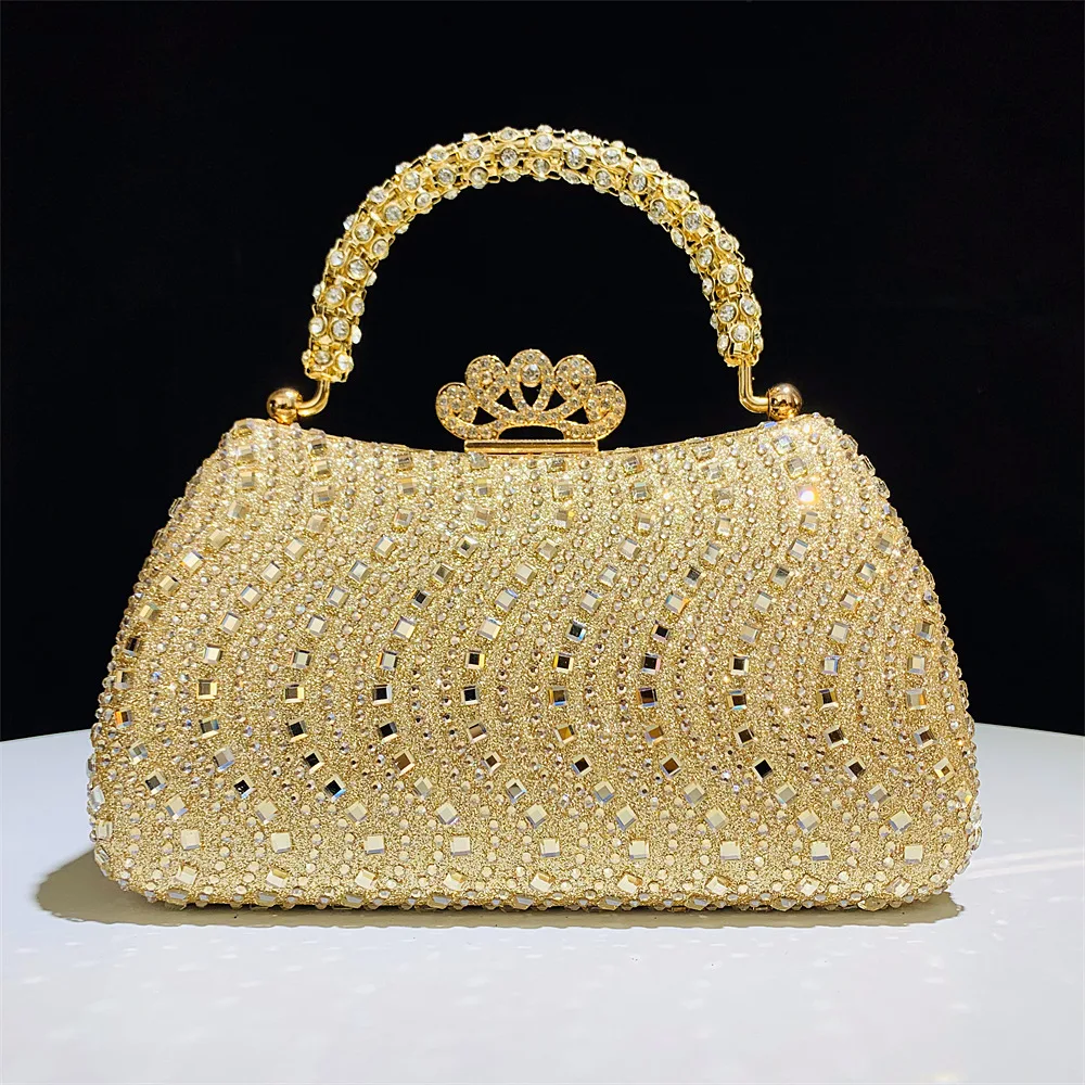 Elegant Purse Trend Luxury Designer Chain Shoulder Bag Women's Handbags Wallets Evening Bags for Wedding Bolso 2026 New Gift