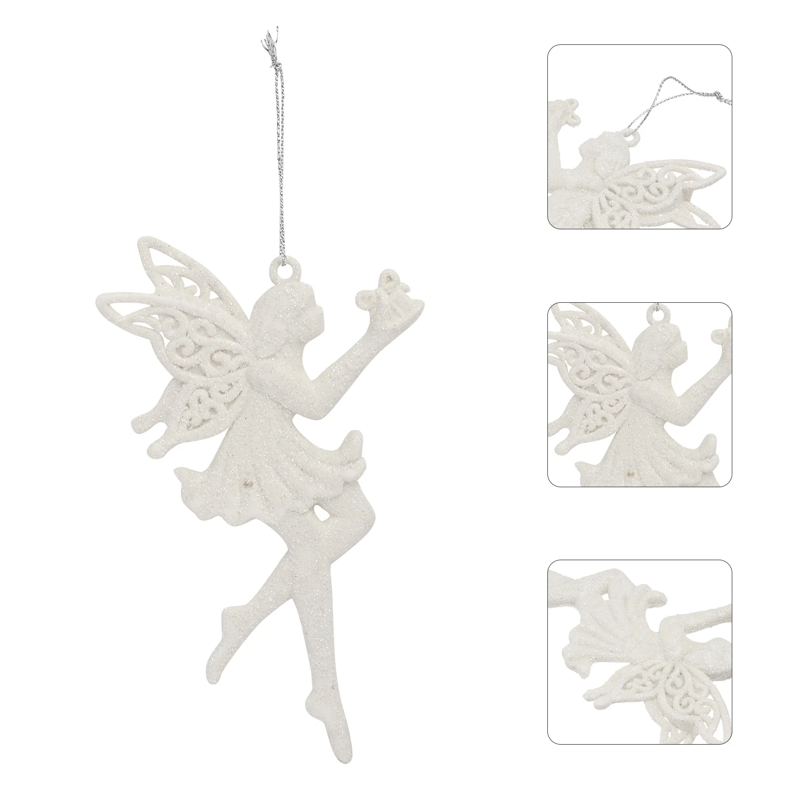 

10Pcs Christmas Tree Pendant Plastic Decorative Hanging Ornament for Home Hotel Mall Gift Tree Pendant Christmas Hanging Decor