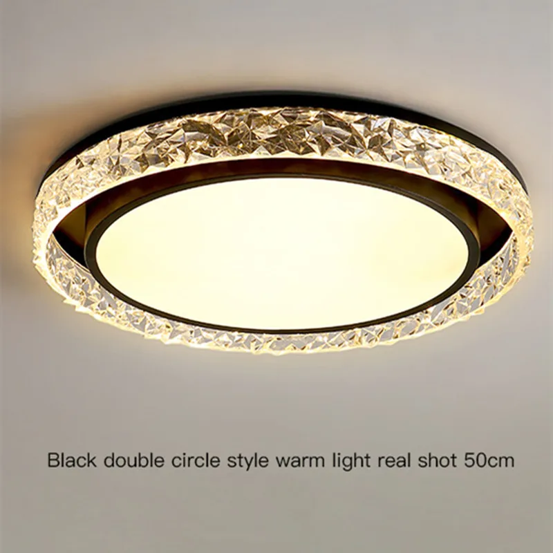 

Modern Led Chandelier Round Ring Design Ceiling Lamp For Bedroom Living Room Dining Kitchen Study Remote Control Light Fixtures