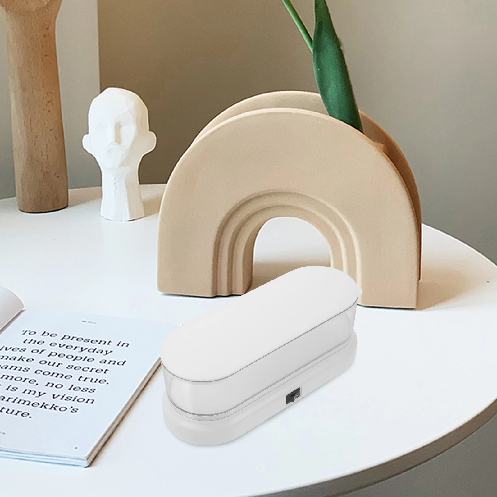 

Ультразвуковой очиститель ювелирных изделий, портативный компактный маленький ящик для чистки очков для колец, часов, инструмент для чистки очков