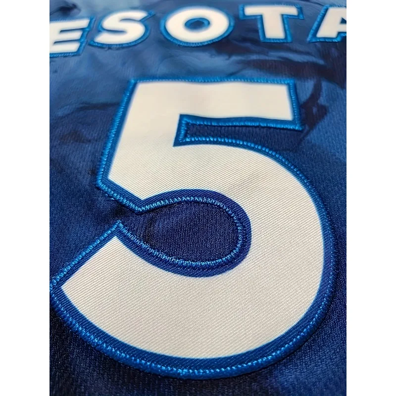 مخصص مينيسوتا كرة السلة للرجال جيرسي شخصية اسم ورقم تنفس بلا أكمام ملابس رياضية للتدريب، ملابس غير رسمية #5