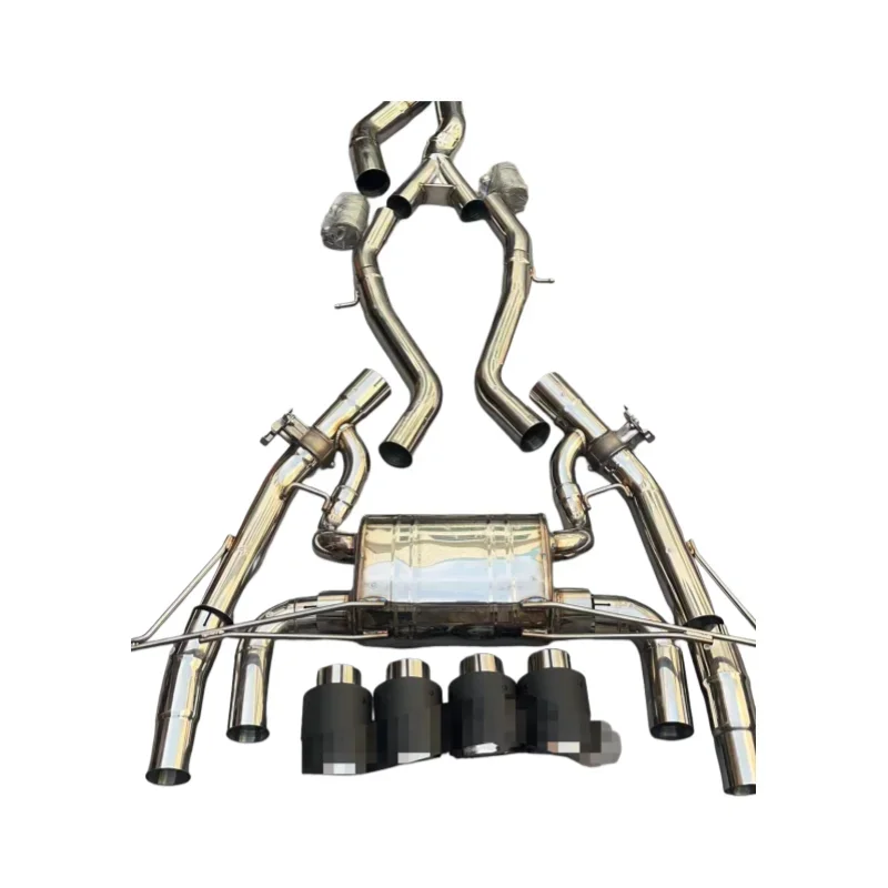 SKYLEY 3.5 Inch Equal Length Single Midpipe Exhaust for 2021~2025 M2 M3 M4 G80 G82 G87 S58 3.0t Valvetronic Catback System