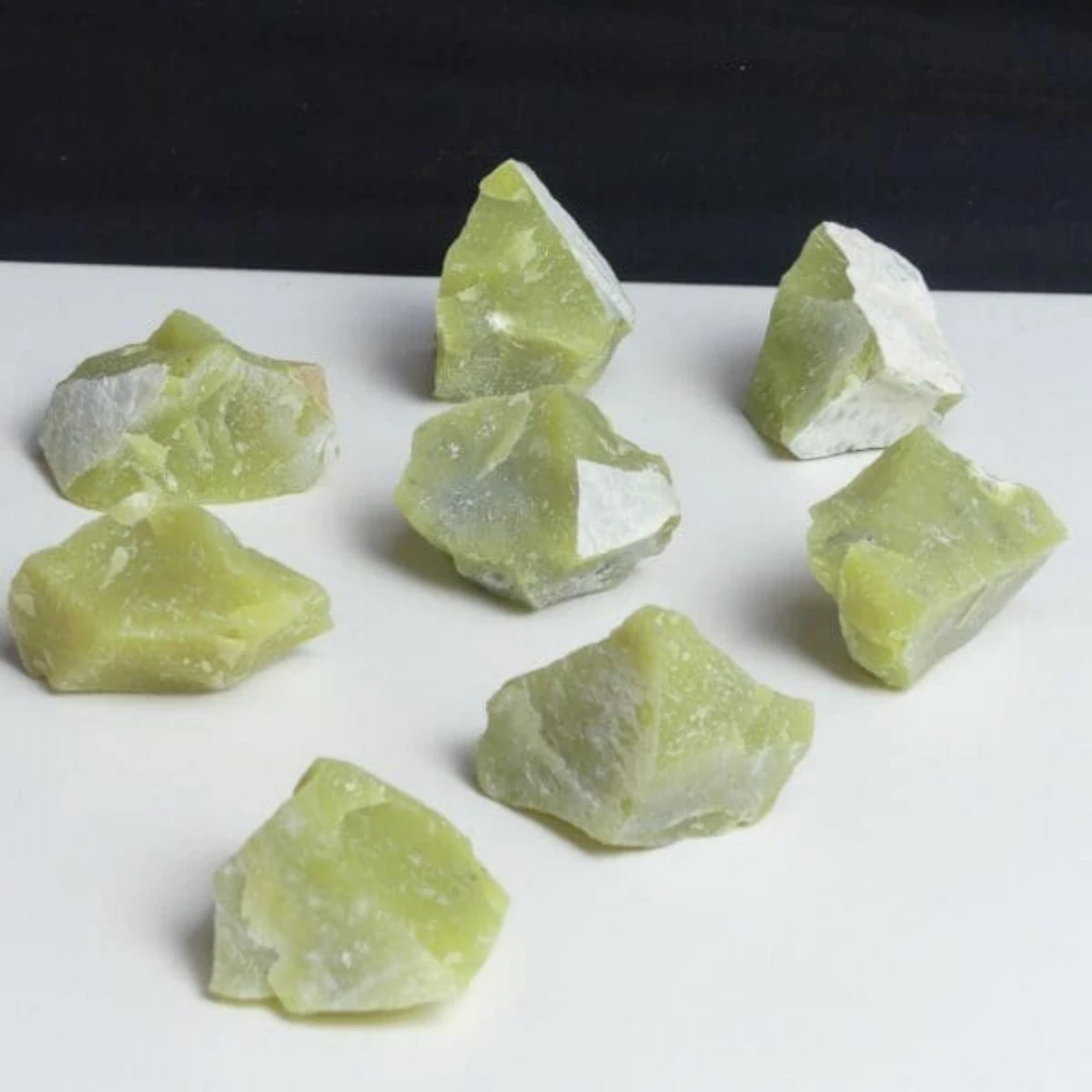 40g/120g/240g Natural Lemon Jade Raw Stone, Irregular Tumbling Stone, Diffuser stone, Fish Tank Home Collections, Quartz gift