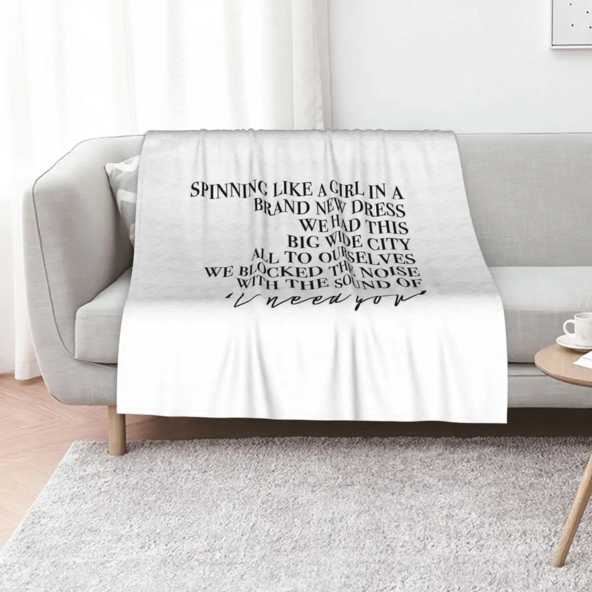 

holy ground lyrics Throw Blanket anime valentine gift ideas Retros Bed covers Blankets