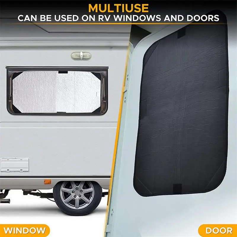 

RV Window Shade Camping Privacy Cover Dustproof RV Window Shade Privacy Cover for Travel Camping Motorhome Truck Van