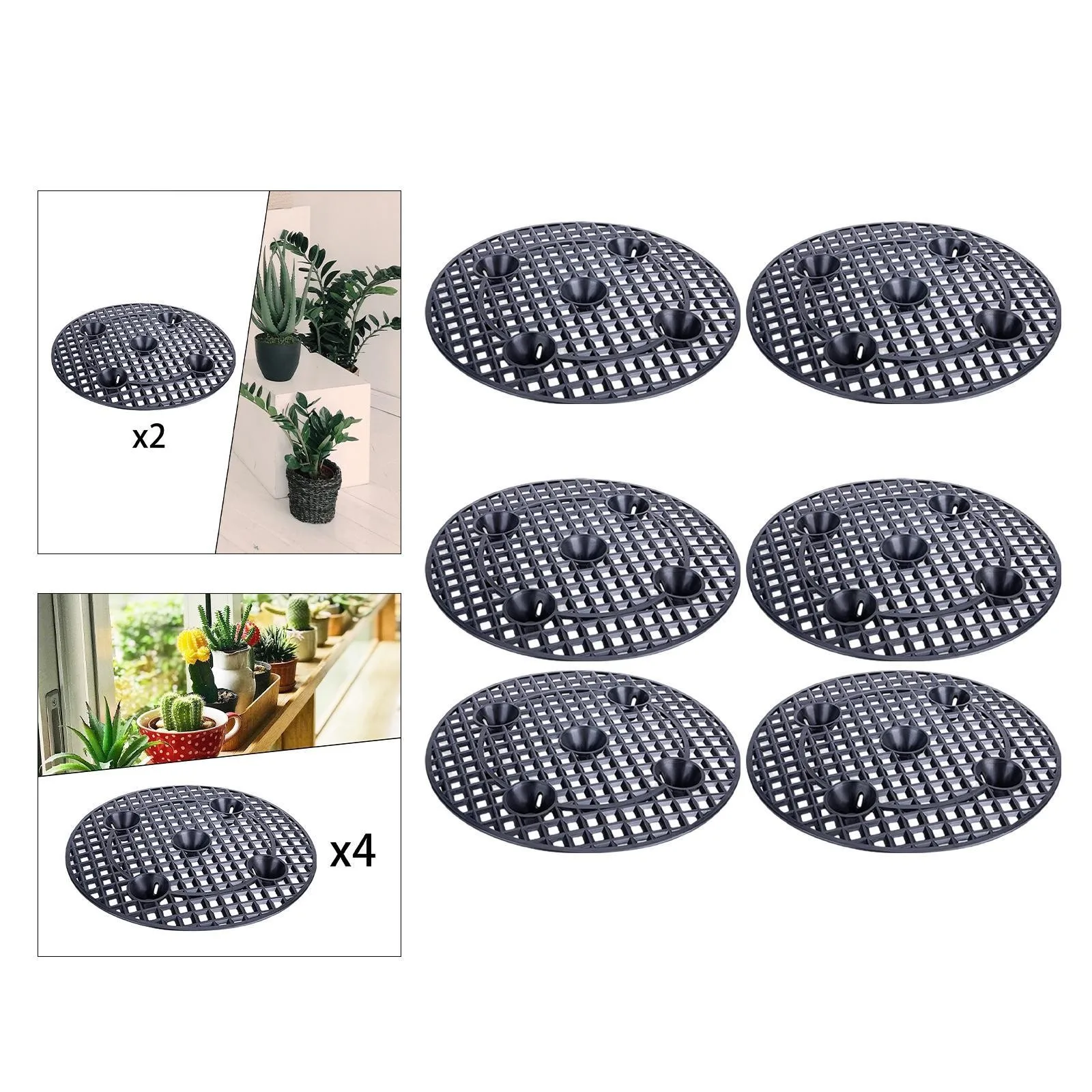 Plant Level Pot Elevator 30cm Diameter Plant Pot Saucer Plant Stands for Potted