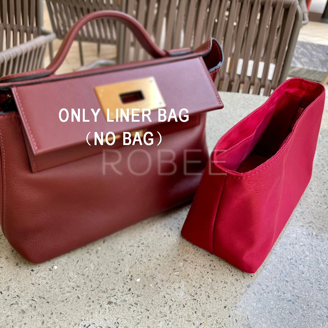 For Hermes 2424 inner tank bag, waterproof lining, storage bag, inner support bag, middle bag for women