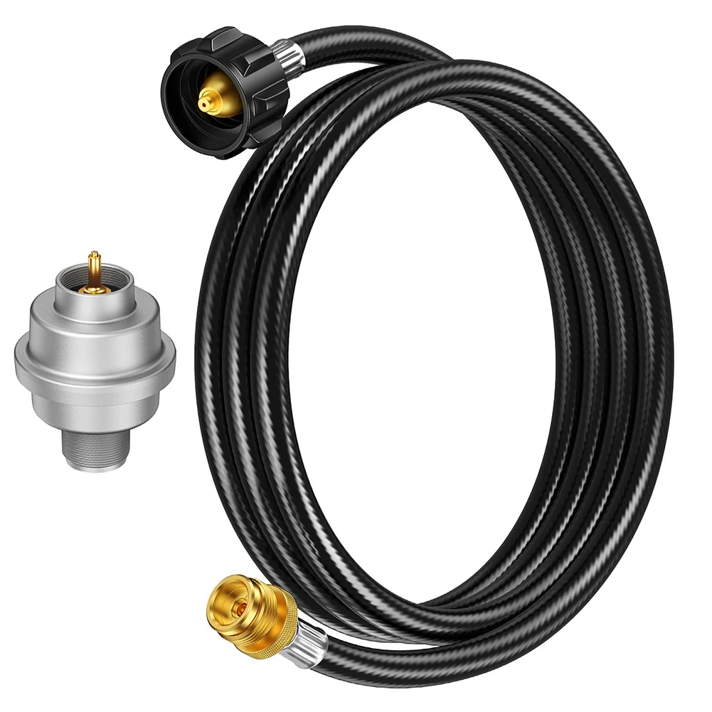 Propane Adapter Hose 6FT with Detachable Fuel Filter Compatible with Portable For Heaters Buddy For Heaters Grills and Stoves