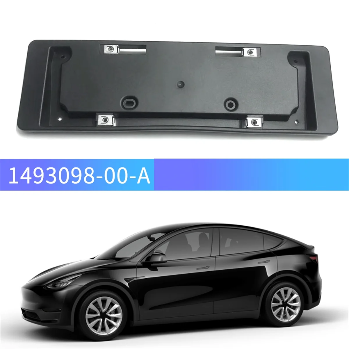 Front License Plate Bracket License Frame License Plate Fixed Base Bracket 1493098-00-A for Tesla Model Y